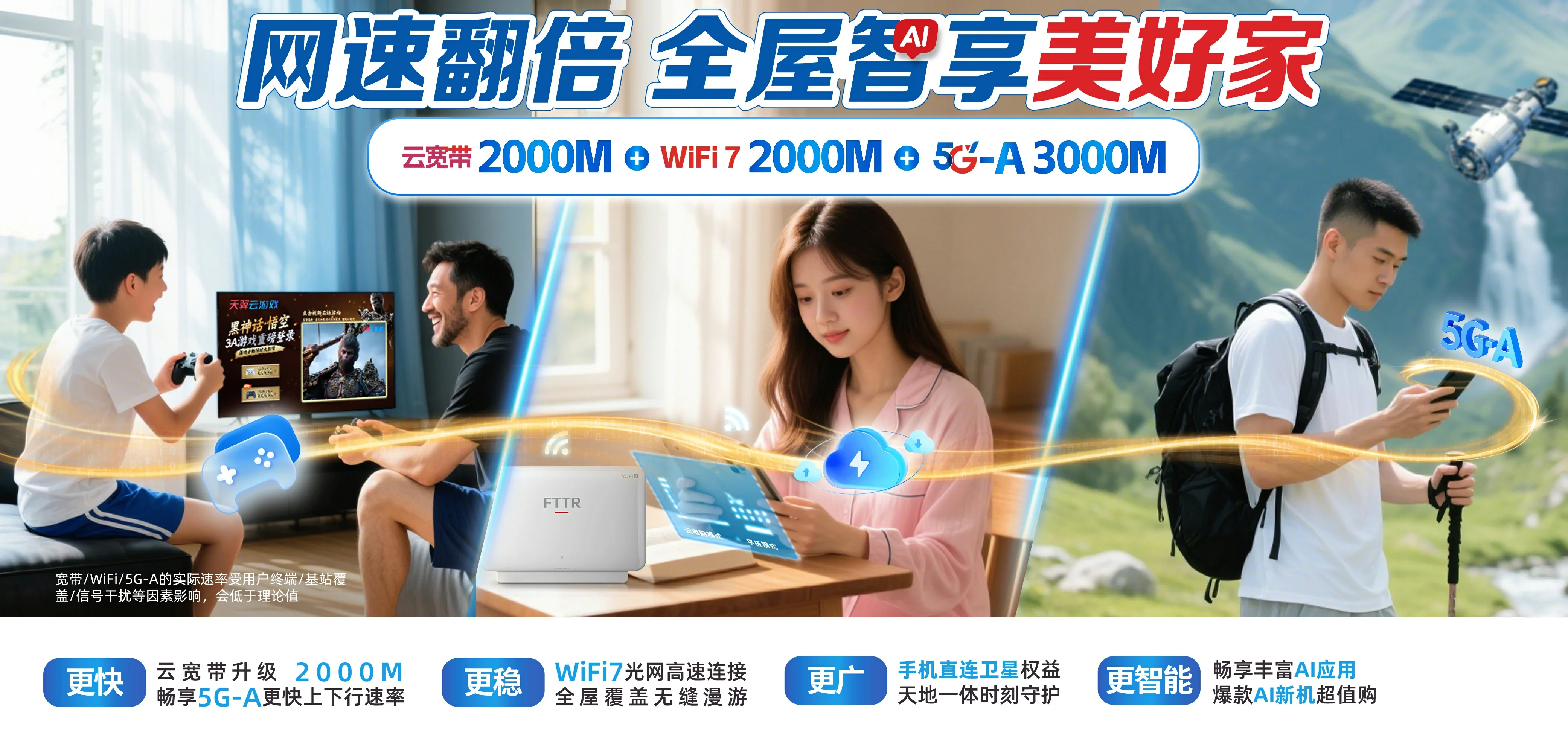 中国电信 周村区电信宽带 宽带套餐